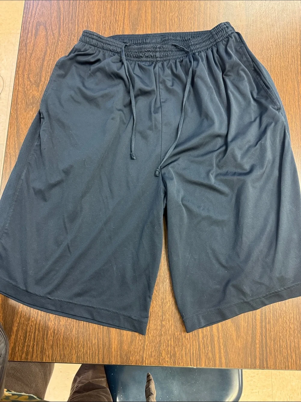 Nike Navy Blue Athletic Drawstring Shorts